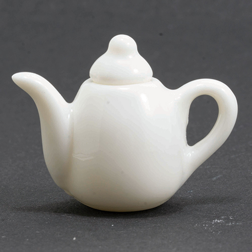 Porcelain Teapot, White